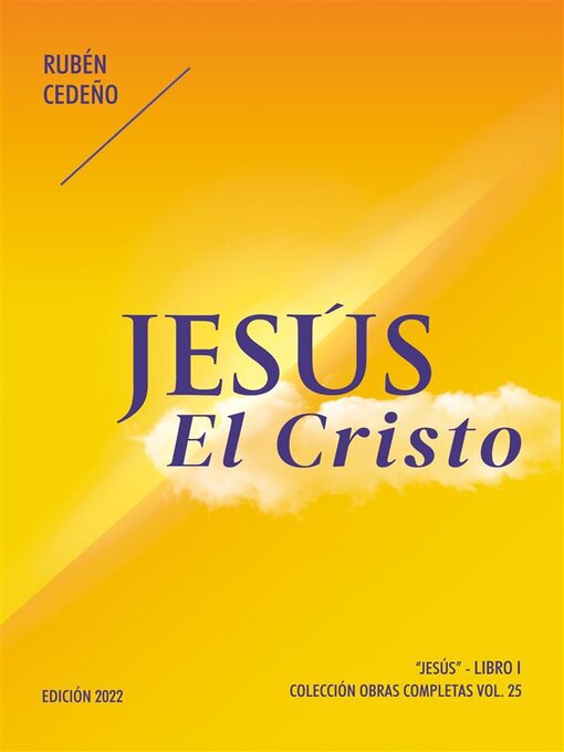 Title details for Jesús el Cristo by Rubén Cedeño - Available